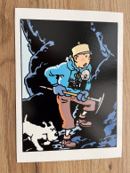 CARTE DOUBLE AVEC ENVELOPPE / TINTIN - TINTIN AU TIBET - ETAT NEUF - Comics