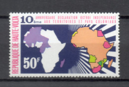 HAUTE VOLTA  N° 233      NEUF SANS CHARNIERE  COTE 1.00€     CARTE INDEPENDANCE - Upper Volta (1958-1984)