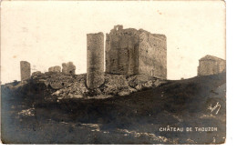 Carte Photo Du Château De Thouzon - Autres & Non Classés