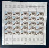 TAAF  - FEUILLE PLANCHE 25v Faune De 1979 TAAF PO 82 Etat Luxe MNH ** - Unused Stamps