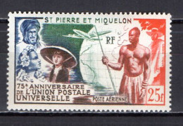 SPM  St. Pierre Et Miquelon 1949 UPU 75th Anniversary Stamp MNH - U.P.U.