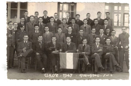 71  GUEUGNON  PHOTO  GROUPE  CLASSE  1947  ETAT VOIR LES 2 SCANS  14  X  9 - Gueugnon