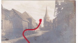 / 62 / - VIMY Strasse Und Kirche  Carte  Photo Allemande 1° Guerre - Other & Unclassified