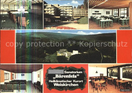 72093660 Weiskirchen Saar Sanatorium Baerenfels Jaegerstube Speiseraum Fliegerau - Sonstige & Ohne Zuordnung