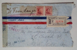 Uruguay - Enveloppe Aérienne Circulée (1945) - Uruguay