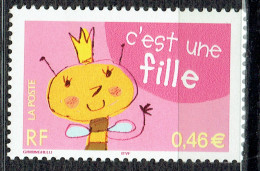 Timbre Pour Naissances : "c'est Une Fille" - Unused Stamps