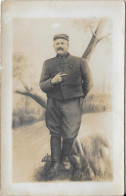 Carte Photo Militaire Non écrite (chiffre 20 Sur Le Col) - Characters