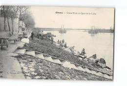 COSNE - Grand Pont Et Quai De La Loire - Très Bon état - Cosne Cours Sur Loire