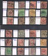 55220. Coleccion 48 Sellos Alemania Reich (1875-1889). Diferentes Fechadores , Dater, Daten - Usati