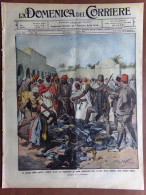 La Domenica Del Corriere 30 Giugno 1912 Anniversario Bersaglieri Ferrovia Serao - Autres & Non Classés