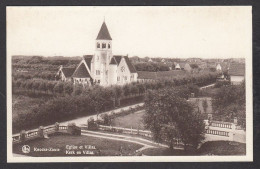 073614/ KNOKKE, Het Zoute, Dominicanenkerk  En Villas - Knokke