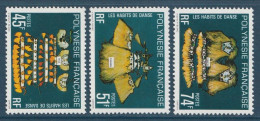 Polynésie - YT N° 138 à 140 ** - Neuf Sans Charnière - 1979 - Neufs