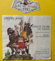 19955 - Cuvée Du 700e Pinot Noir Du Valais 1990 Réserve Du Vieux Beffroi - 700 Jahre Schweiz. Eidgenossenschaft