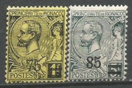 MONACO ANNEE 1924 LOT DE 2 TP N°71,72  NEUFS** MNH TB COTE 10,00€ - Unused Stamps