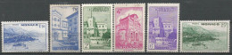 MONACO ANNEE 1946 LOT DE 6 TP N°275 à 280 NEUFS** MNH TB ANNEE COMPLETE COTE 12,50 €  - Unused Stamps