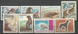 MONACO ANNEE 1970 LOT DE 8 TPN°809 à 816 NEUFS** MNH TB COTE 15,80 € - Nuovi