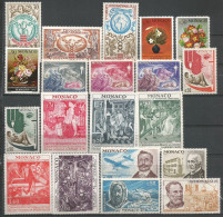 MONACO ANNEE 1972 LOT DE 20TP N°894 à 913 NEUFS** MNH Cote 18,30 €  - Unused Stamps