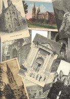 Lot N° 3 De 50 CPA D'Eglises, Basiliques, Cathédrales, Abbaye ... - 5 - 99 Postcards