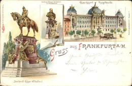 72093279 Frankfurt Main Neues Kaiserliches Postgebaeude Denkmal Kaiser Wilhelm I - Frankfurt A. Main