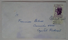 Argentine - Enveloppe Premier Jour Avec Timbre Thème Rabindranath Tagore (1961) - Used Stamps