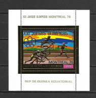 Equatorial Guinea 1976 Olympic Games MONTREAL GOLD MS #4 MNH - Estate 1976: Montreal