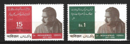 PAKISTAN. N°234-5 De 1967. Mohamed Iqbal. - Writers