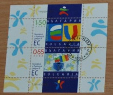 BULGARIA 2006, European Union Accession, Mi #B288, Miniature Sheet, Used - 2006