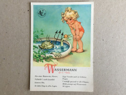 Kunstler Illustrateur - Aquarius Zodiac Sign Little Child Verlag Munchen Steib - Other & Unclassified