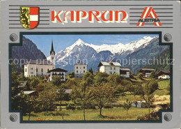 72093103 Kaprun Mit Kitzsteinhorn Kirche Kaprun - Sonstige & Ohne Zuordnung