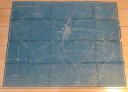 COLLECTOR - 1942 - Grande Carte / Plan ORIGINALE De BRAINE-LE-COMTE Et Ses Environs - Echelle : 1/10.000 - DUBRAY - 1939-45