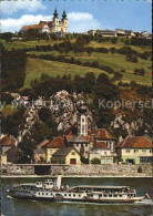 72093085 Marbach Donau Teilansicht Ausflugsschiff Wallfahrtskirche Maria Taferl  - Altri & Non Classificati