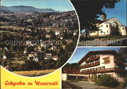 72093073 Eichgraben Totalansicht Kirche Wienerwald Eichgraben - Autres & Non Classés