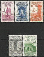 Marocco 1960 - Mi 454/58 - YT 405/409 ( Kairaouine Université ) MNH** Complete Set - Morocco (1956-...)