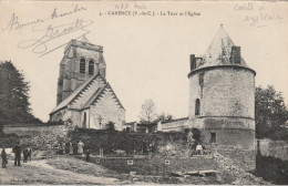 CARENCY : La Tour Et L'église. ( Carte-lettre, Peu Courant.) - Other & Unclassified