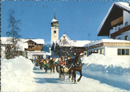 72093025 Westendorf Tirol Dorfpartie Pferdeschlittenfahrt Westendorf - Autres & Non Classés