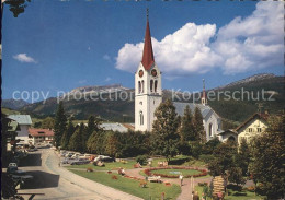 72093000 Riezlern Kleinwalsertal Vorarlberg Mit Hoch Ifen Kirche Riezlern Kleinw - Other & Unclassified