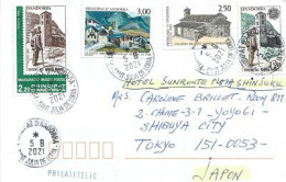 Letter From Andorra To Tokyo - Japan,  Return To Sender.   2021 - Storia Postale