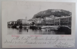 BELLAGIO - VEDUTA DI VILLA SERBELLONI - IN RILIEVO - VIAGGIATA NEL 1904 - Como