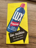 PUBLICITE AVEC BON DE REDUCTION / LUX LIQUIDE VAISSELLE - Andere & Zonder Classificatie