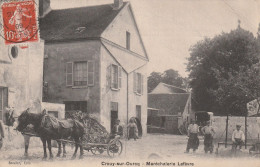 CPA-77-CROUY SUR OURCQ-Maréchalerie Lefèvre-Animée - Other & Unclassified