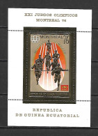 Equatorial Guinea 1976 Olympic Games MONTREAL GOLD MS #2 MNH - Sommer 1976: Montreal