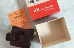 Visionneuse Viewer 3- D View-Master Bakelite Belgium TOP - Stereoscopes - Side-by-side Viewers