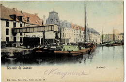 Souvenir De Louvain Le Canal Ed.Nels Bruxelles Série 36 N° 36 Colorée Et Circulée En 1904 - Leuven