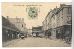 CPA 51 VITRY-le-FRANCOIS Un Côté Du Contour De La Halle - Vitry-le-François