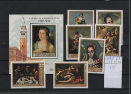 Ungarn Michel Cat.No.mnh/** 2409/2415 + Sheet 64 - Ungebraucht