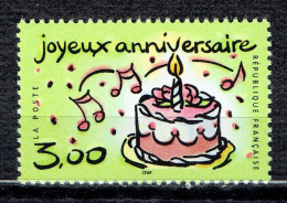 Timbre "Joyeux Anniversaire" - Neufs