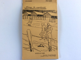 Scènes De Captivité - Antoine De Roux : Carnet De 10 Cartes Postales - "Journal Dessiné D'un Prisonnier De Guerre 1941 - Oorlog 1939-45