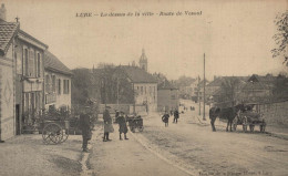 70 LURE LE DESSUS DE LA VILLE ROUTE DE VESOUL CPA BON ETAT - Lure