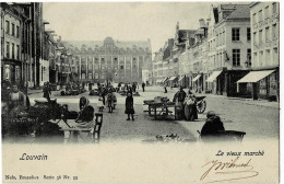 Louvain Le Vieux Marché Ed.Nels Bruxelles Série 36 N° 55 Circulée En 1901 - Leuven