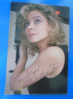 AUTOGRAPHE DE GRACE DE CAPITANI SUR PHOTO - Acteurs & Comédiens